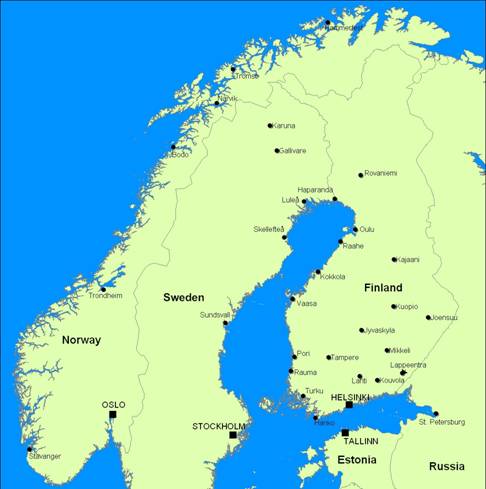 Finland and neighbouring countries